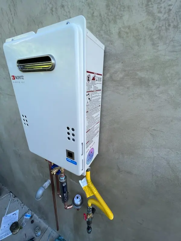 Tankless water heater installation for Oak Valley homes